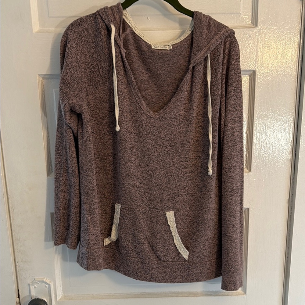 Heart & Hips Brown Relaxed Sweatshirt